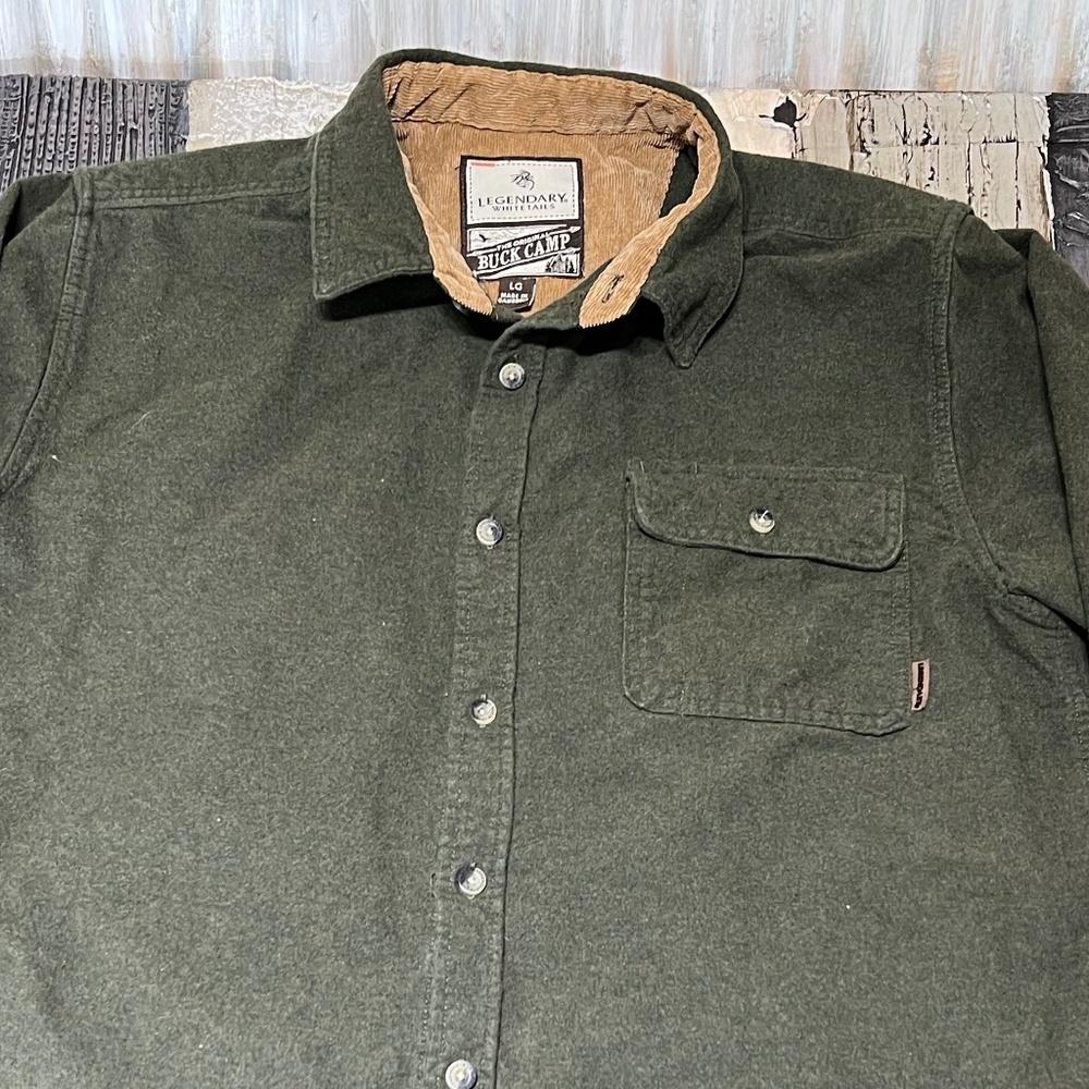 Legendary Whitetails Men's Buck Camp Flannel Shirt
